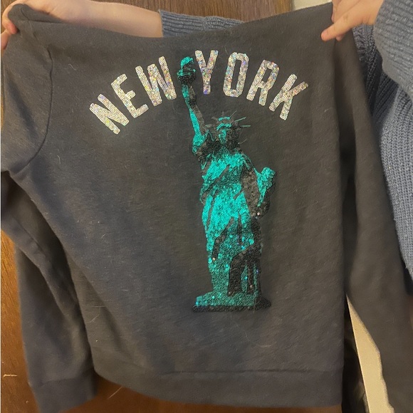 Vs/PINK 24 inch large gently used NYC zip up - Picture 2 of 2